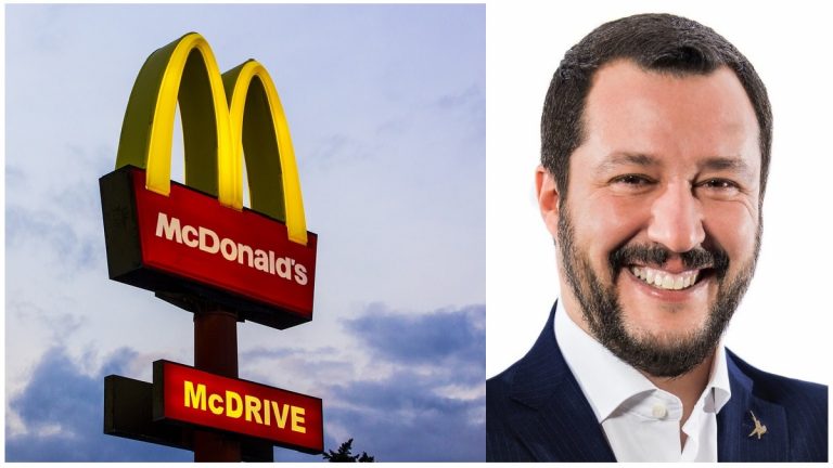 Mcdonald’s sbaglia totalmente la campagna pubblicitaria e Salvini attacca
