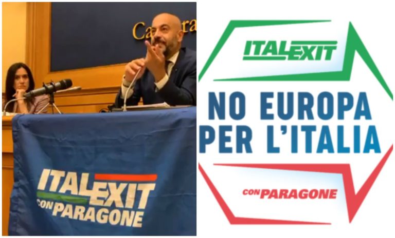 Italexit: Paragone presenta “No Europa, per l’Italia” e già supera Renzi