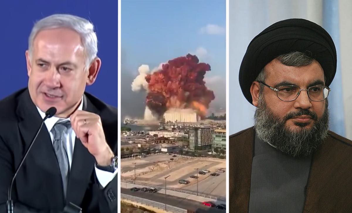 Distruggere il Libano esplosione Netanyahu hezbollah