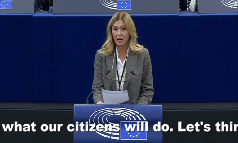 Francesca Donato all’UE: “Arriveranno le bombe sulle nostre città…” Video